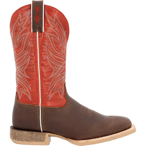 Durango Men's Rebel Pro Worn Brown Chili Pepper Leather Square Toe Boot DDB0420