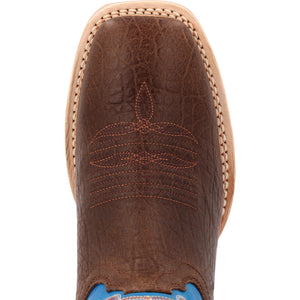 Durango Rebel Pro Bay Brown And Brilliant Blue Western Boot DDB0421