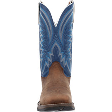 Load image into Gallery viewer, Durango Rebel Saddle Brown Denim Blue Western Boot DDB0429