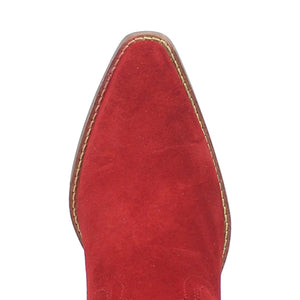 Dingo Women's Day Dream Red Leather Narrow Toe Boot DI169