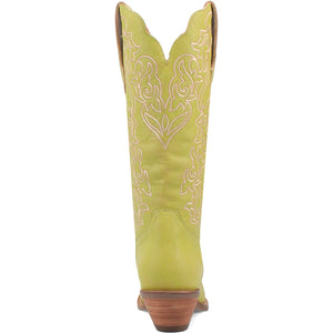 Dingo Women's Flirty N' Fun Green Leather Narrow Toe Boot DI171