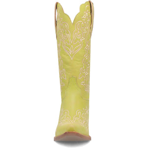 Dingo Women's Flirty N' Fun Green Leather Narrow Toe Boot DI171