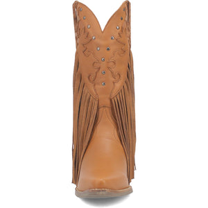 Dingo Women's Hoedown Camel Leather Snip Toe Boot DI175