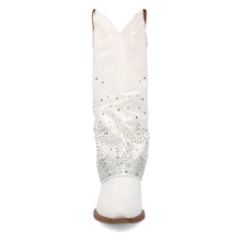 Load image into Gallery viewer, Dingo Women&#39;s Eye Candy White Denim Snip Toe Boot DI177