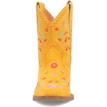 Load image into Gallery viewer, Dingo Women&#39;s Sugar Bug Yellow Leather Narrow Toe Boot DI179