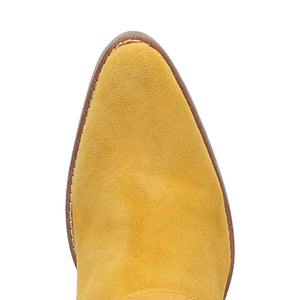 Dingo Women's Bandida Yellow Leather Narrow Toe Boot DI184