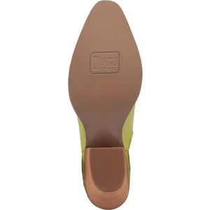 Dingo Women's Fine N' Dandy Lime Leather Narrow Toe Boot DI186