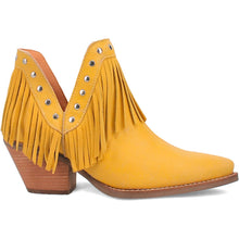 Load image into Gallery viewer, Dingo Women&#39;s Fine N&#39; Dandy Yellow Leather Narrow Toe Boot DI186