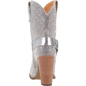 Dingo Women's Crown Jewel Leather Snip Toe Bootie 01-DI564-GY6