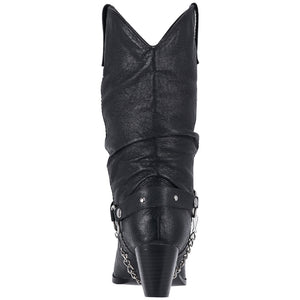 Dingo Women's Olivia Leather Round Toe Boot DI522