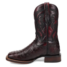 Load image into Gallery viewer, Dan Post Men&#39;s Alamosa Ostrich Black Cherry Square Toe Boot DP5012