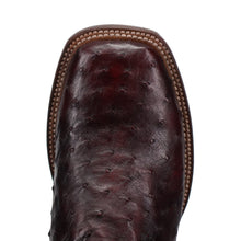 Load image into Gallery viewer, Dan Post Men&#39;s Alamosa Ostrich Black Cherry Square Toe Boot DP5012