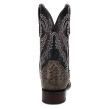 Load image into Gallery viewer, Dan Post Men&#39;s Alamosa Ostrich Grey/Black Square Toe Boot DP5013