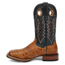 Load image into Gallery viewer, Dan Post Men&#39;s Craven Leather Tan/Blue Square Toe Boot DP5016