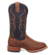 Load image into Gallery viewer, Dan Post Men&#39;s Jenks Leather Rust/Blue Square Toe Boot DP5018