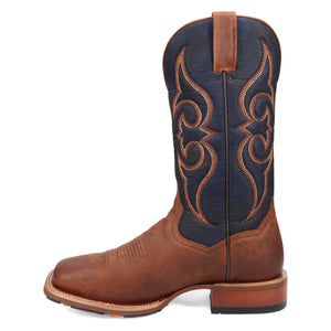 Dan Post Men's Jenks Leather Rust/Blue Square Toe Boot DP5018