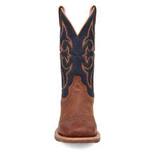 Load image into Gallery viewer, Dan Post Men&#39;s Jenks Leather Rust/Blue Square Toe Boot DP5018