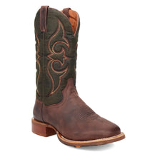 Load image into Gallery viewer, Dan Post Men&#39;s Jenks Leather Brown/Green Square Toe Boot DP5019