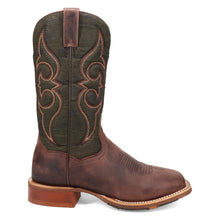 Load image into Gallery viewer, Dan Post Men&#39;s Jenks Leather Brown/Green Square Toe Boot DP5019