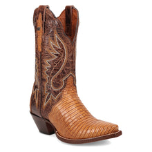 Load image into Gallery viewer, Dan Post Women&#39;s Celine Lizard Tan Snip Toe Boot DP5103