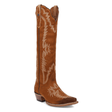 Load image into Gallery viewer, Dan Post Women&#39;s Marlowe Leather Tan Snip Toe Boot DP5109