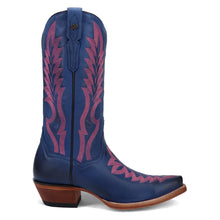 Load image into Gallery viewer, Dan Post Women&#39;s Rochelle Leather Blue Snip Toe Boot DP5113