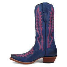 Load image into Gallery viewer, Dan Post Women&#39;s Rochelle Leather Blue Snip Toe Boot DP5113