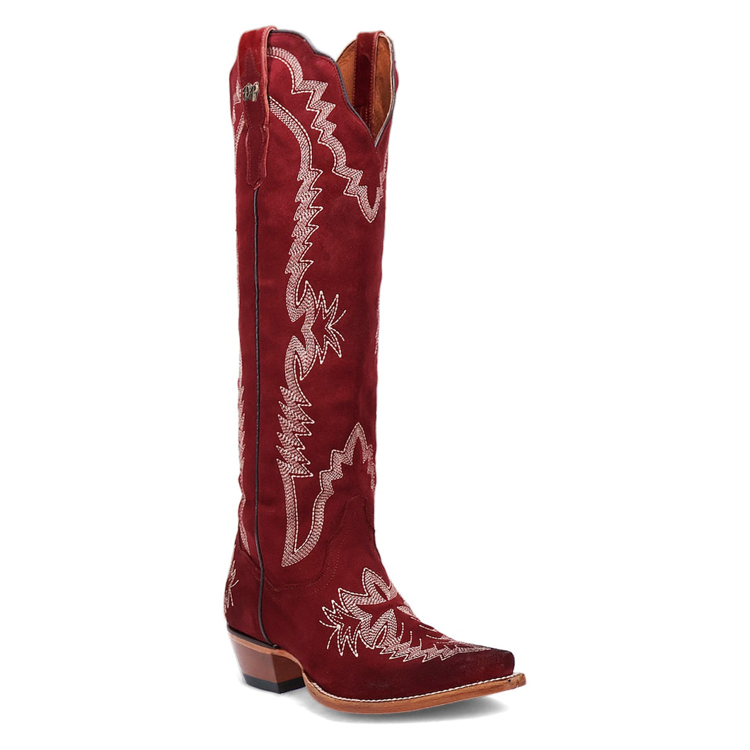 Dan Post Women's Marlowe Leather Red Snip Toe Boot DP5153