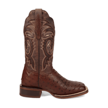 Load image into Gallery viewer, Dan Post Women&#39;s Kylo Ostrich Chocolate Square Toe Boot DP5250