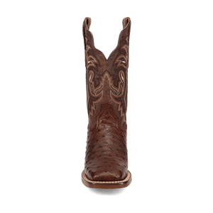 Dan Post Women's Kylo Ostrich Chocolate Square Toe Boot DP5250