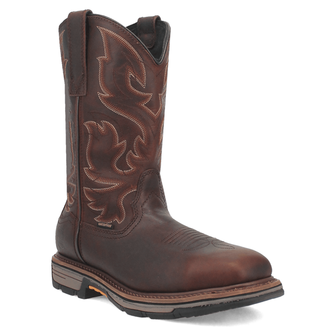 Dan Post Men's Bridger Leather Chocolate Square Toe Boot DP59464