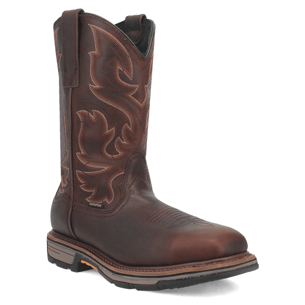 Dan Post Men's Bridger Leather Chocolate Square Toe Boot DP59464