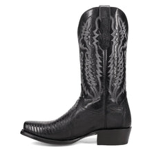 Load image into Gallery viewer, Dan Post Men&#39;s Ringold Black Lizard Square Toe Boot DP7038