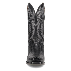 Dan Post Men's Ringold Black Lizard Square Toe Boot DP7038