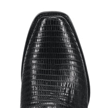 Load image into Gallery viewer, Dan Post Men&#39;s Ringold Black Lizard Square Toe Boot DP7038