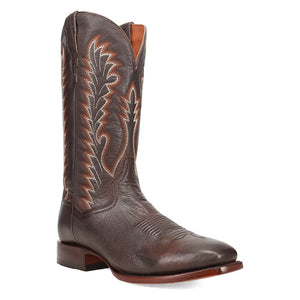 Dan Post Men's Jerry Leather Brown Square Toe Boot DP7040