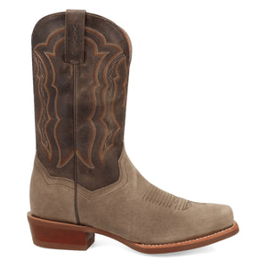 Dan Post Men's Creed Grey Leather Square Toe Boot DP7047