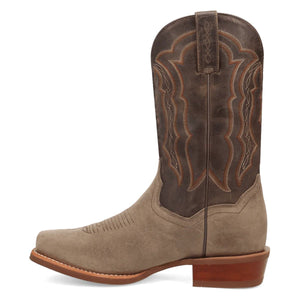 Dan Post Men's Creed Grey Leather Square Toe Boot DP7047