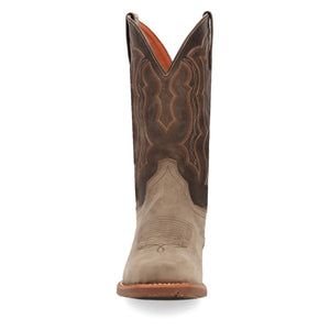 Dan Post Men's Creed Grey Leather Square Toe Boot DP7047