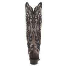 Load image into Gallery viewer, Dan Post Women&#39;s Denim Darlin Black Denim Snip Toe Boot DP7083