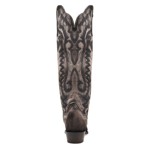 Dan Post Women's Denim Darlin Black Denim Snip Toe Boot DP7083