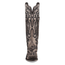 Load image into Gallery viewer, Dan Post Women&#39;s Denim Darlin Black Denim Snip Toe Boot DP7083