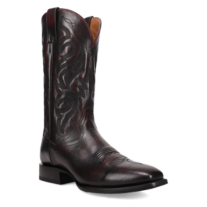 Dan Post Men's Remington Black Cherry Leather Square Toe Boot DP7086