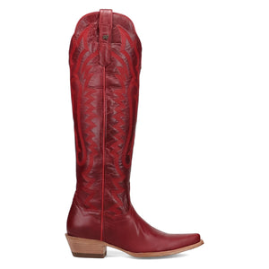 Dan Post Women's Heartland Red Leather Snip Toe Boot DP7104