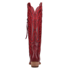 Dan Post Women's Heartland Red Leather Snip Toe Boot DP7104