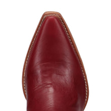 Load image into Gallery viewer, Dan Post Women&#39;s Heartland Red Leather Snip Toe Boot DP7104