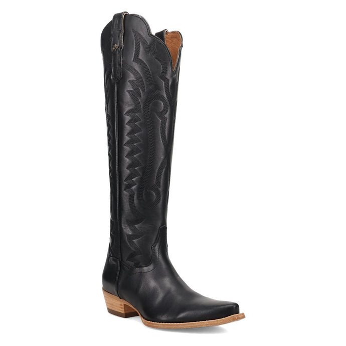 Dan Post Women's Heartland Black Leather Snip Toe Boot DP7107