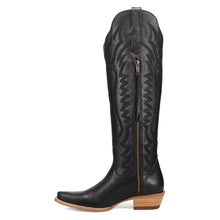 Load image into Gallery viewer, Dan Post Women&#39;s Heartland Black Leather Snip Toe Boot DP7107