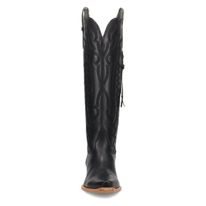 Dan Post Women's Heartland Black Leather Snip Toe Boot DP7107