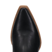 Load image into Gallery viewer, Dan Post Women&#39;s Heartland Black Leather Snip Toe Boot DP7107